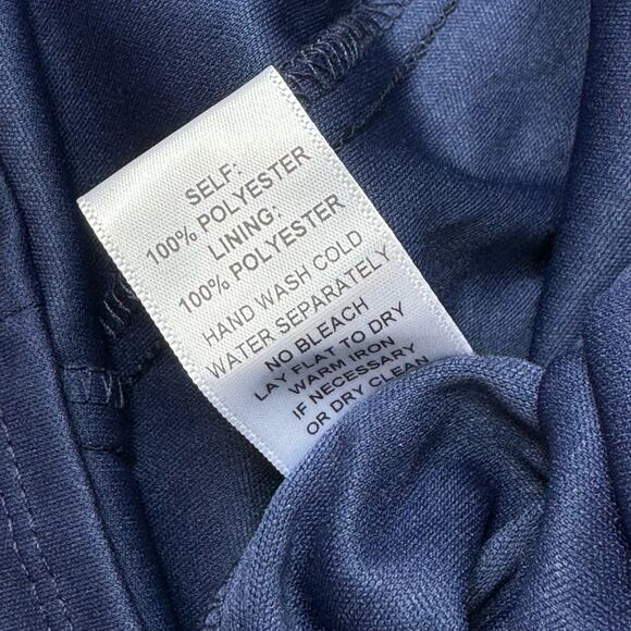 Rabbit Rabbit Rabbit Designs Womens Dress Size 6 Navy Fit and Flare - Picture 10 of 13